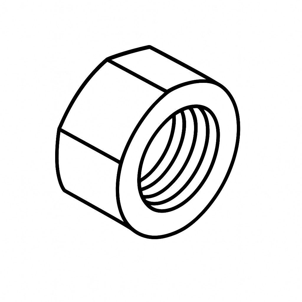 Final Drive Chain Adjuster Nut